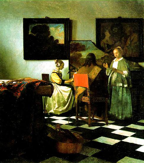 The Concert, Johannes Vermeer